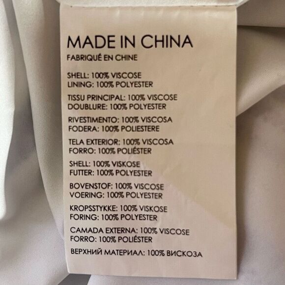 Club Monaco Knot Front Button  Front Short Sleeve Blue & White Striped Maxi Dres - Picture 5 of 7